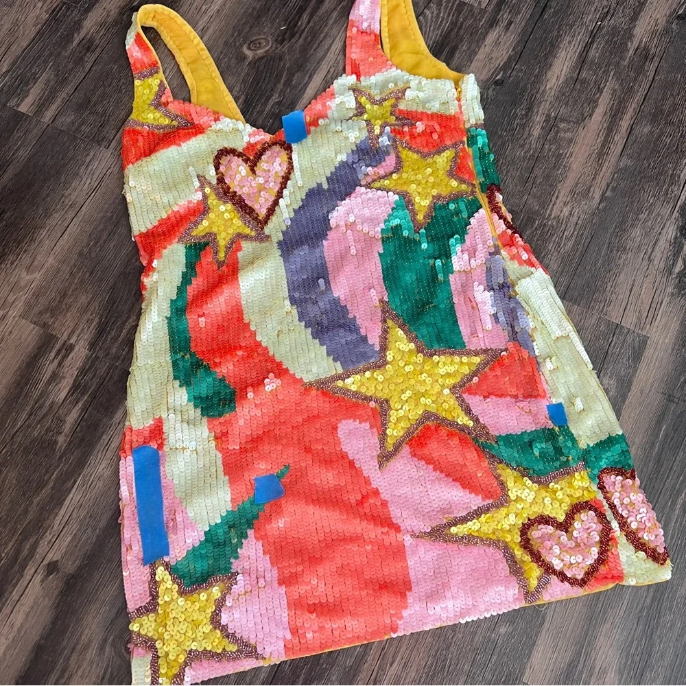 Sequin star and heart dress - Picture 11 of 13